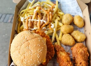Dixy Chicken menu board with prices
